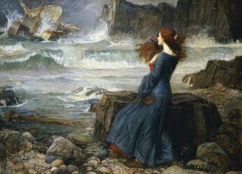 Miranda - The Tempest (John William Waterhouse) - Muzeo.com