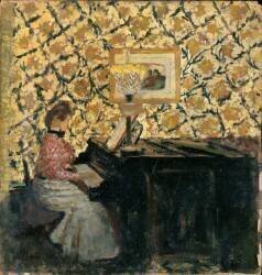 Misia at the Piano (Edouard Vuillard) - Muzeo.com