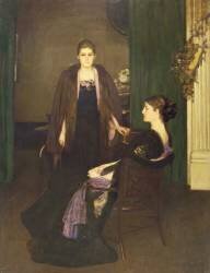 Miss MacLaren and Mrs Oliver (John Lavery) - Muzeo.com