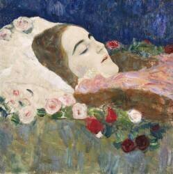 Miss Ria Munk on her Deathbed (Gustav Klimt) - Muzeo.com