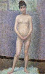 Model from the Front (Georges Seurat) - Muzeo.com
