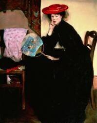 Model with a Japanese Fan (Alfred Henry Maurer) - Muzeo.com