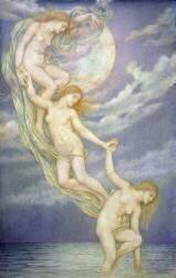 Moonbeams Dipping into the Sea (Evelyn de Morgan) - Muzeo.com