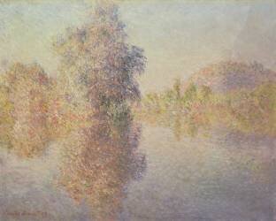 Morning on the Seine at Giverny (Claude Monet) - Muzeo.com