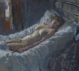 Mornington Crescent Nude (Walter Richard Sickert) - Muzeo.com