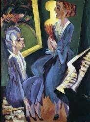 Music Room (Ernst Ludwig Kirchner) - Muzeo.com