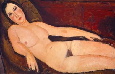 Naked on a couch (Amedeo Modigliani) - Muzeo.com