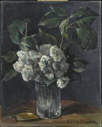 Nature morte au lilas blanc (Victor Dupont) - Muzeo.com