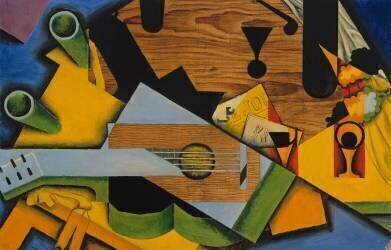 Nature morte avec Guitare (Juan Gris) - Muzeo.com