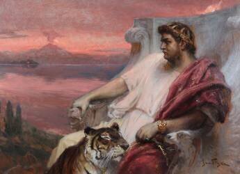 Nero at Baiae (Jan Styka) - Muzeo.com
