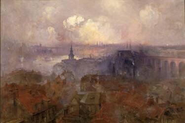 Newcastle upon Tyne from the East (Niels Moeller Lund) - Muzeo.com