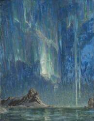 Northern Lights, Study from North Norway (Anna Boberg) - Muzeo.com