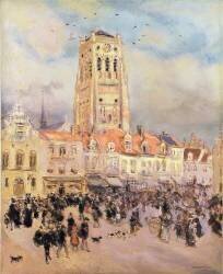 Northern Town (Jean-François Raffaelli) - Muzeo.com