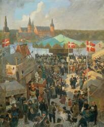 November Market at Hillerod (Hans Nikolaj Hansen) - Muzeo.com