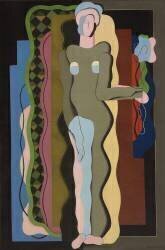 Nude with Flower (Georges Valmier) - Muzeo.com