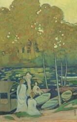 Nymphs, or The Seine at Port-Marly (Maurice Denis) - Muzeo.com