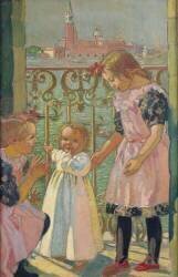 On a Venetien Balcony (Maurice Denis) - Muzeo.com