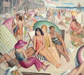 On Rehoboth Beach (Norwood MacGilvary) - Muzeo.com
