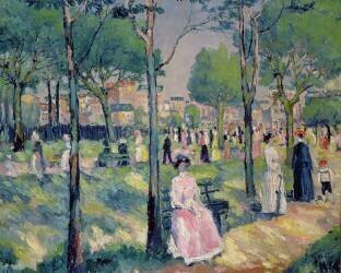On the Avenue (Kazimir Malevitch) - Muzeo.com