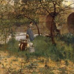 On the Loing (John Lavery) - Muzeo.com