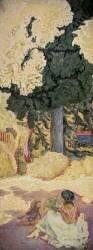 On the Mediterranean (right side of the triptych) (Pierre Bonnard) - Muzeo.com