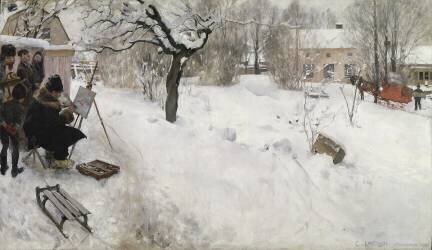 Open-Air Painter (Carl Larsson) - Muzeo.com