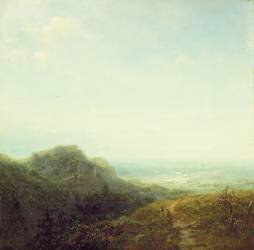 Overlooking the Valley (Carl Spitzweg) - Muzeo.com