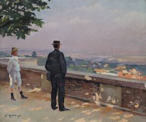 Paris from the observatory at Meudon (Jules Ernest Renoux) - Muzeo.com