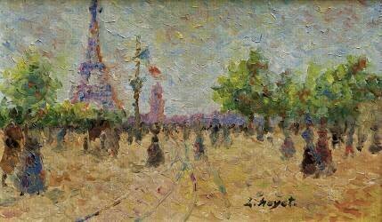Paris, la Tour Eiffel (Louis Hayet) - Muzeo.com