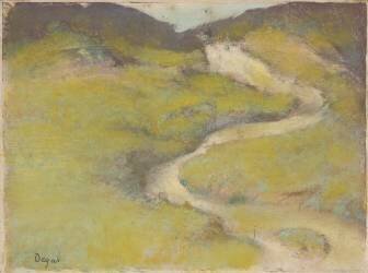 Pathway in a Field (Edgar Degas) - Muzeo.com