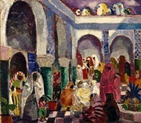 Patio in Algiers (Charles Dufresne) - Muzeo.com