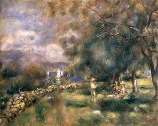 Peninsula of Saint-Jean (Auguste Renoir) - Muzeo.com