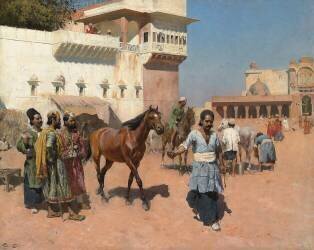 Persian Horse Dealer (Edwin Lord Weeks) - Muzeo.com