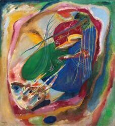 Picture with Three Spots, No. 196 (Wassily Kandinsky) - Muzeo.com