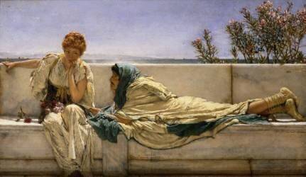 Pleading (Lawrence Alma-Tadema) - Muzeo.com