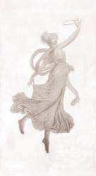 Pompeian Dancer (Louis Lafitte) - Muzeo.com