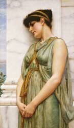 Pompeian Girl (John William Godward) - Muzeo.com