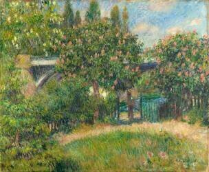 Pont du chemin de fer à Chatou (Auguste Renoir) - Muzeo.com