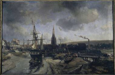 Port d'Harfleur (Johan Barthold Jongkind) - Muzeo.com