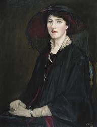 Portait of Lady Raeburn (John Lavery) - Muzeo.com