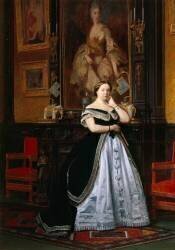 Portrait de la baronne Nathaniel de Rothschild (Jean-Léon Gérôme) - Muzeo.com
