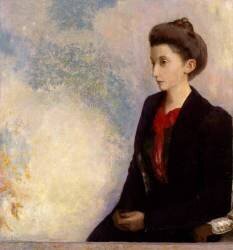 Portrait de la baronne Robert de Domecy (Odilon Redon) - Muzeo.com