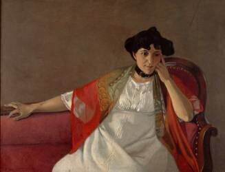 Portrait de la femme de l'artiste (Félix Vallotton) - Muzeo.com
