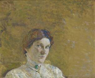 Portrait de madame Suzanne Desprès (Edouard Vuillard) - Muzeo.com