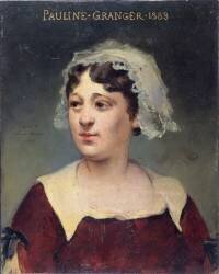 Portrait de Pauline Granger, sociétaire de la Comédie-Française (Louise Abbéma) - Muzeo.com