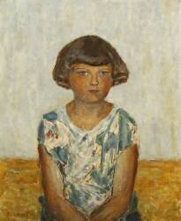 Portrait of a Young Girl (Pierre Bonnard) - Muzeo.com