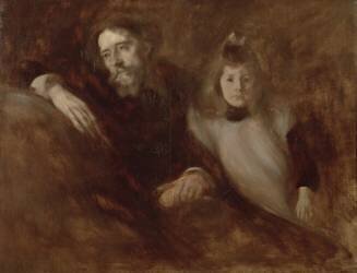 Portrait of Alphonse Daudet (Eugène Carrière) - Muzeo.com