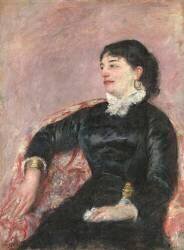 Portrait of an Italian Lady (Mary Cassatt) - Muzeo.com