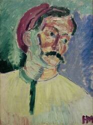 Portrait of André Derain (Henri Matisse) - Muzeo.com