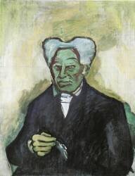 Portrait of Arthur Schopenhauer (Bohumil Kubista) - Muzeo.com